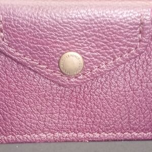 Portland Leather Plum Lovebug Wallet/Cardholder